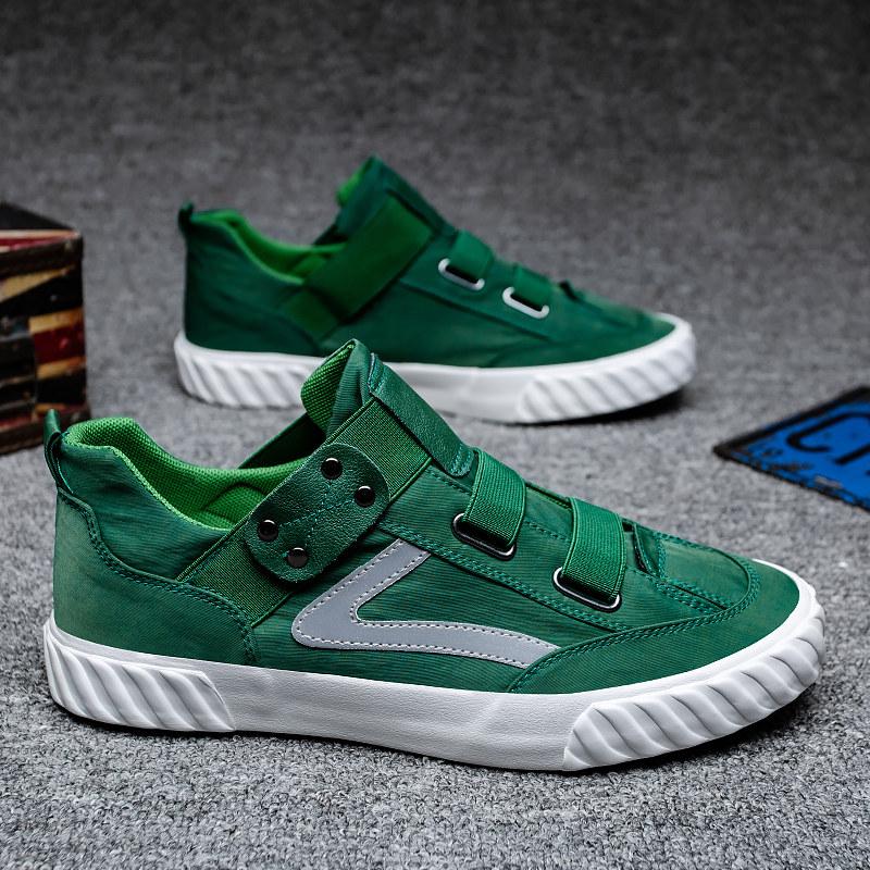 布鞋男2021新款韩版潮流春季一脚蹬懒人J休闲板鞋软底百搭帆布鞋,淘宝优惠券,粉丝福利购,淘宝优惠卷