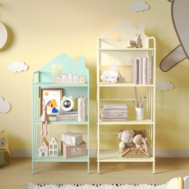 铁艺儿童书架书本置物架家用客厅学生绘本架落地简易收纳书柜储物,淘宝优惠券,粉丝福利购,淘宝优惠卷