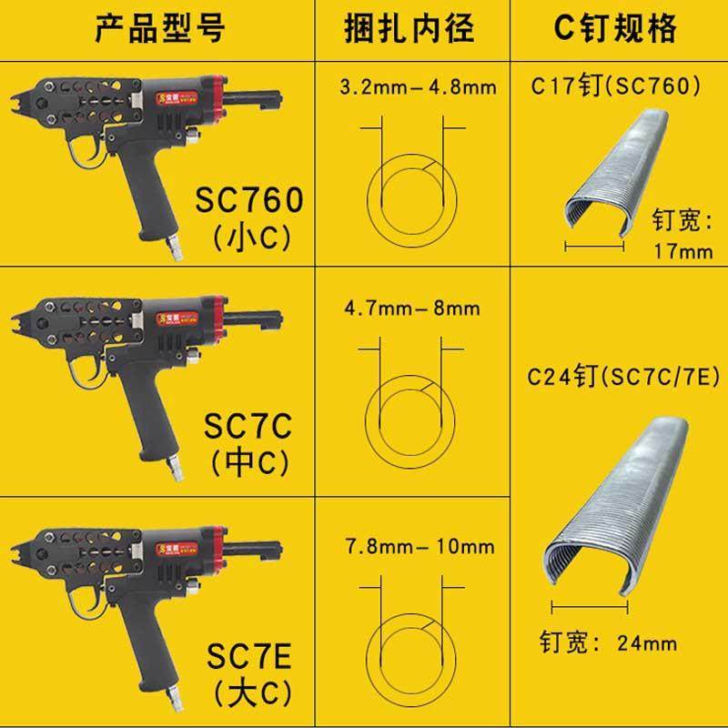 气动C型钉枪C型枪绑扎养殖笼枪打鸡笼抢组装捆鸽笼假山汽车垫760C,淘宝优惠券,粉丝福利购,淘宝优惠卷