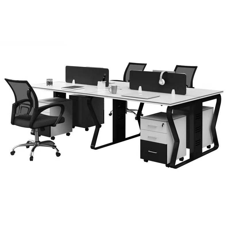 福州简约时尚职员办公桌椅组合4人6四人员工电脑桌双人财务桌隔断,淘宝优惠券,粉丝福利购,淘宝优惠卷