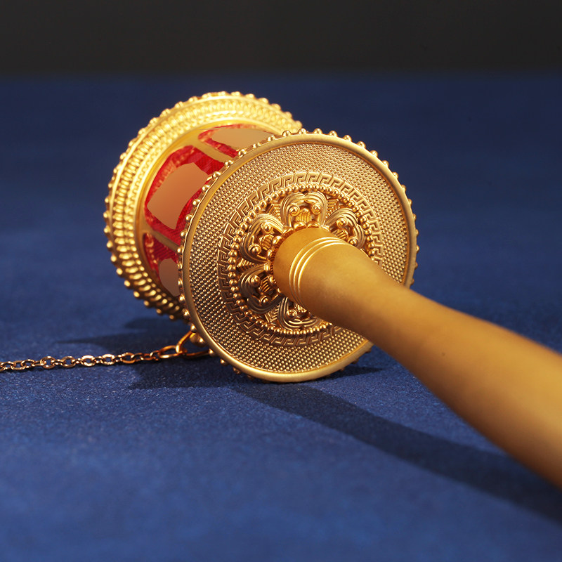 精美迷你手摇转轮桶锌合金嘛呢转筒浮雕大号小号随身携带方便摆件,淘宝优惠券,粉丝福利购,淘宝优惠卷