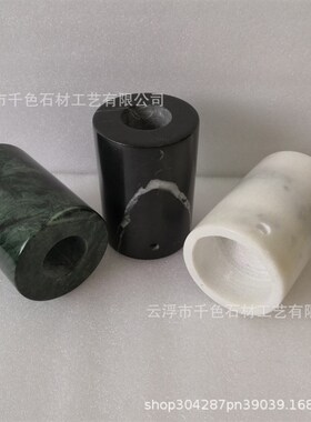 天然大理石台灯灯座灯饰配件台灯底座灯饰大理石底座配件新品