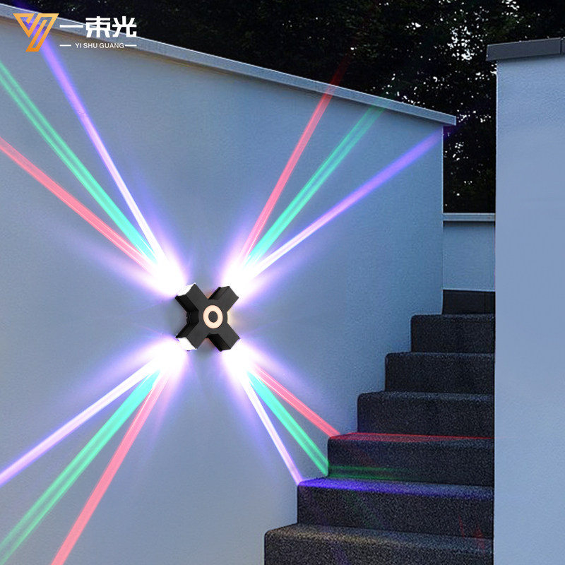 一束光聚光射灯室外壁灯创意网红氛围走廊过道门头阳台庭院外墙灯,淘宝优惠券,粉丝福利购,淘宝优惠卷