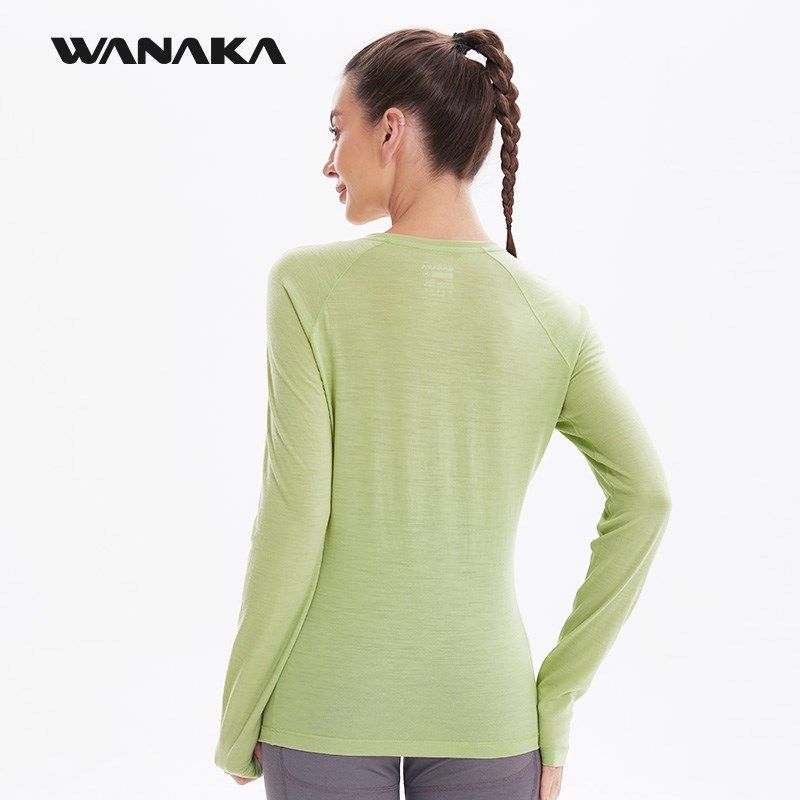 美丽诺羊毛女长袖T恤速干运动保暖控温打底透气户外跑Z步徒步健身,淘宝优惠券,粉丝福利购,淘宝优惠卷