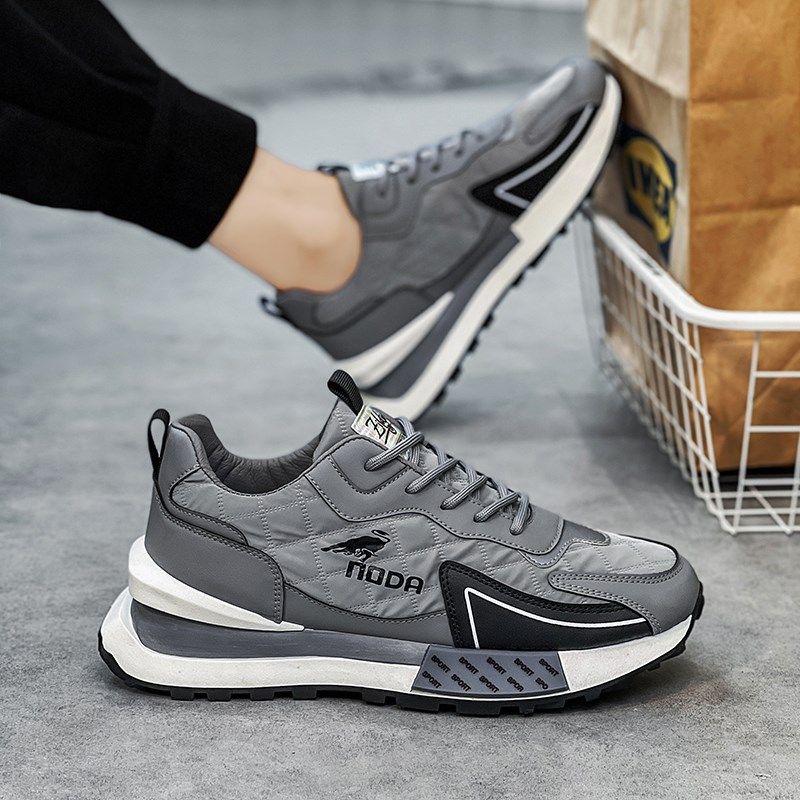 老爹鞋男2024新款休闲运动潮流夏季透气跑步皮面防水轻便增高男鞋,淘宝优惠券,粉丝福利购,淘宝优惠卷