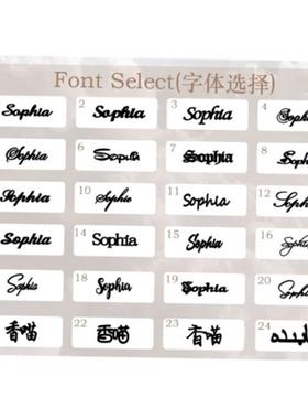 custom name necklace personalized DIY women chain fashion