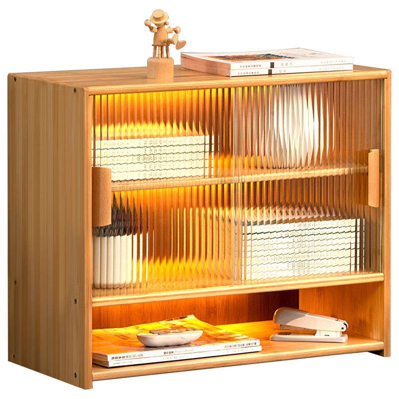 办公桌面书架书柜置物架带柜门储物柜一体格子柜多层客厅收纳柜子,淘宝优惠券,粉丝福利购,淘宝优惠卷