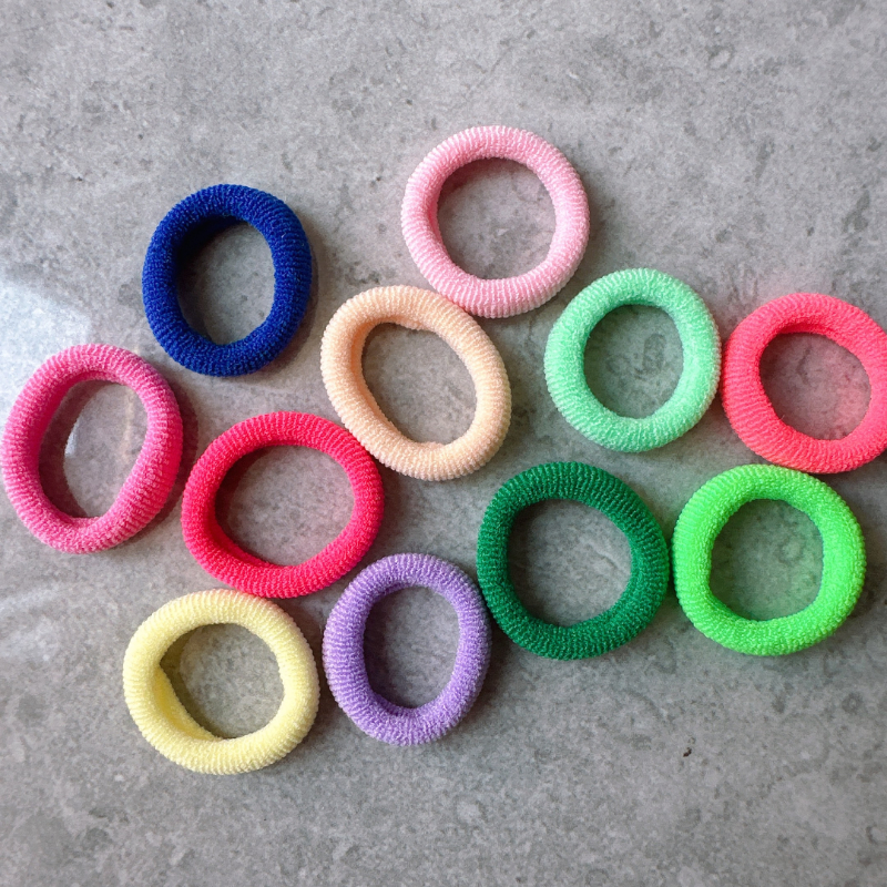 儿童发圈少女高弹力扎马尾橡皮筋编发不伤发宝宝头绳网红发绳皮套 - 图1