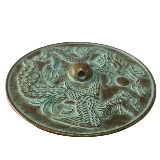 Antiques and miscellaneous collections, bronze mirrors, dragon and phoenix bronze mirror plates, dragon and phoenix mirrors, home craft ornaments