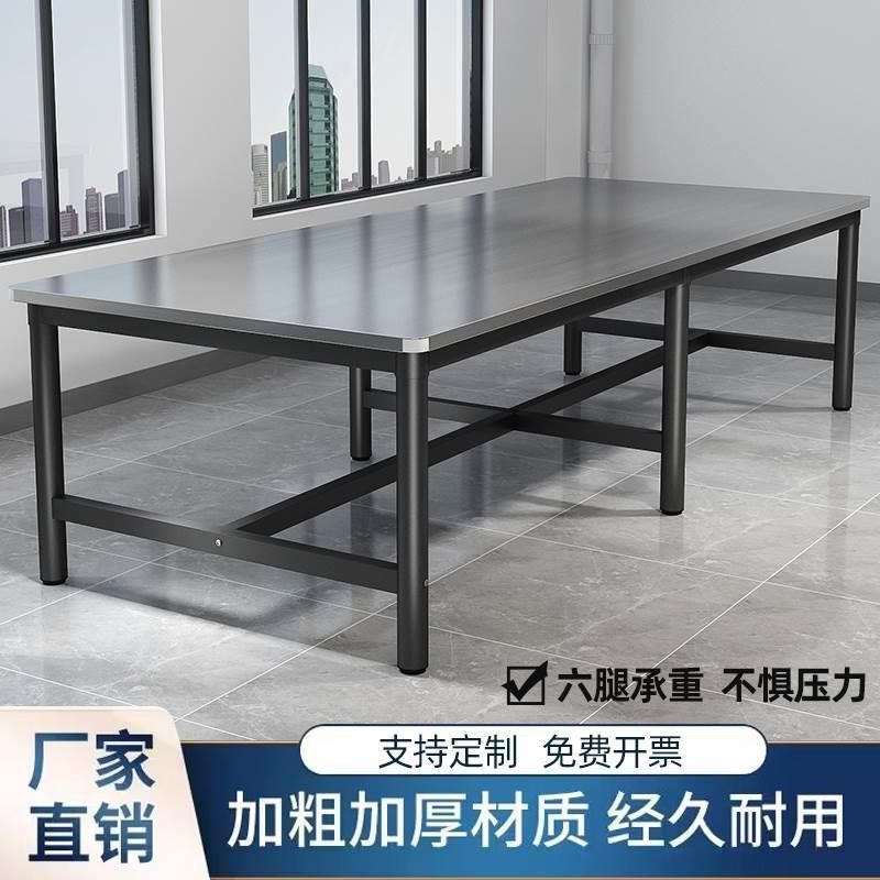 双层不锈钢工作台桌子长方形快递打包裁剪台工厂车间操作包装台面 - 图1