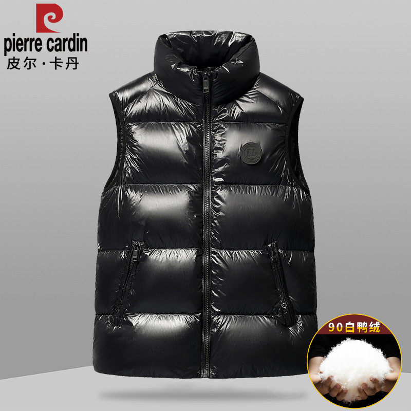 皮尔卡丹高端品牌黑金鹅绒羽绒马甲男士2025新款冬季加厚保暖背心,淘宝优惠券,粉丝福利购,淘宝优惠卷