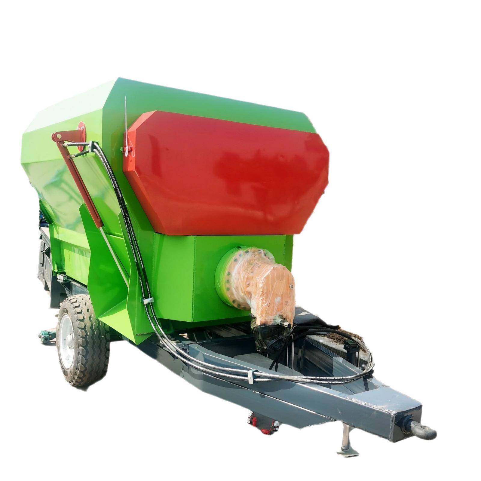 拖拉机带动7立方TMR搅拌机卧式拌草机牛草搅拌机,淘宝优惠券,粉丝福利购,淘宝优惠卷