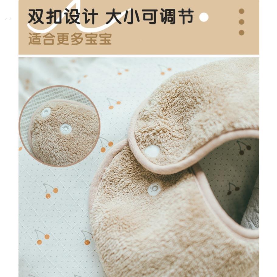 Ins children's washcloth type a baby wash face brush teeth waterproof bib towel anti-moisture artifact four seasons multi-functional