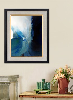现代简约抽象f客厅装饰画 样板房挂画酒店客房艺术画美式饭厅壁画