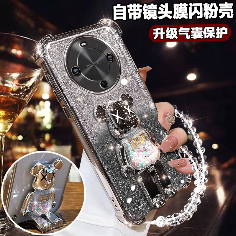 华为畅享70x活力版手机壳网红70x镜头全包BRE-AL80新款气囊70X保护壳畅亨7OX硅胶防摔软壳70X可爱闪粉70X超薄 - 图2