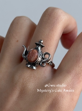 魔法药水｜Gwu 欧美复古开口戒小众设计感指环本命年戒指男女