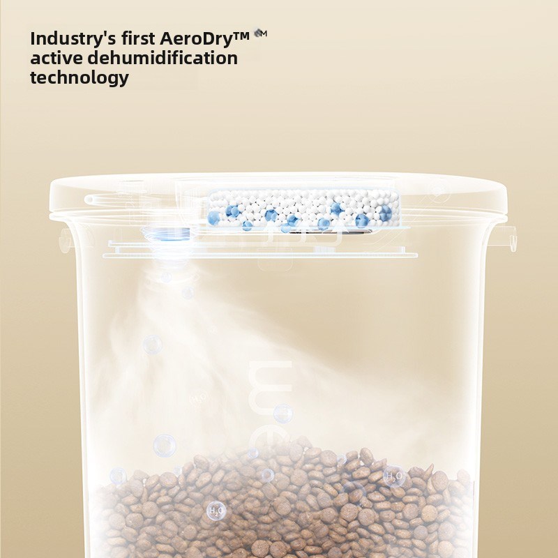 meoof 觅凹燥燥桶真空储粮桶猫粮存储宠物狗粮密封抽湿防虫防潮桶 - 图1