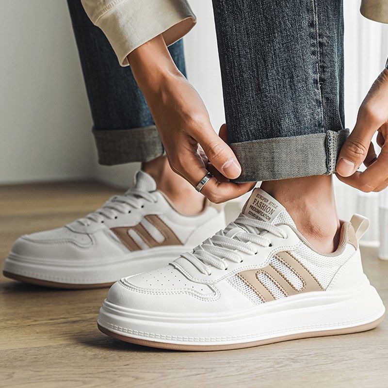 夏季新款大码男鞋45网面透气休闲小白鞋46男士板T鞋加大脚宽休闲,淘宝优惠券,粉丝福利购,淘宝优惠卷