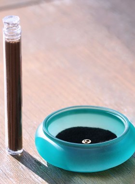 琉璃香炉线香摆件居家客厅桌面供奉礼佛佛具供具盘香香篆香器用品