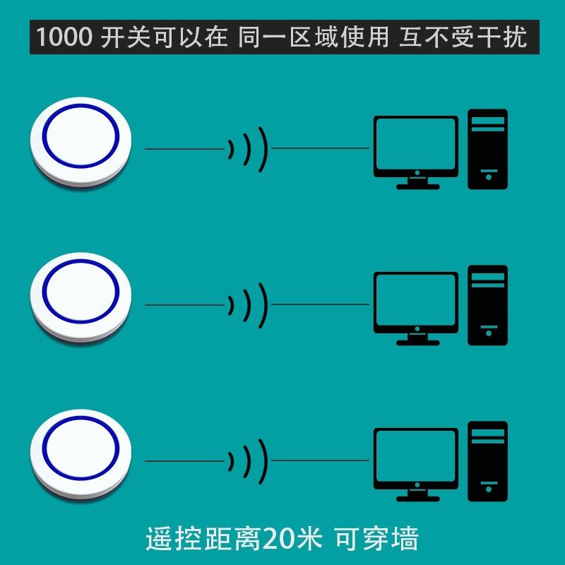Wireless Internet cafe computer desktop switch button desktop chassis external power button host external button starter