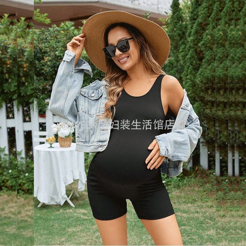 孕妇平角短裤连体泳衣新孕期游泳运动弹力泳装保守遮肚显瘦孕妇照,淘宝优惠券,粉丝福利购,淘宝优惠卷