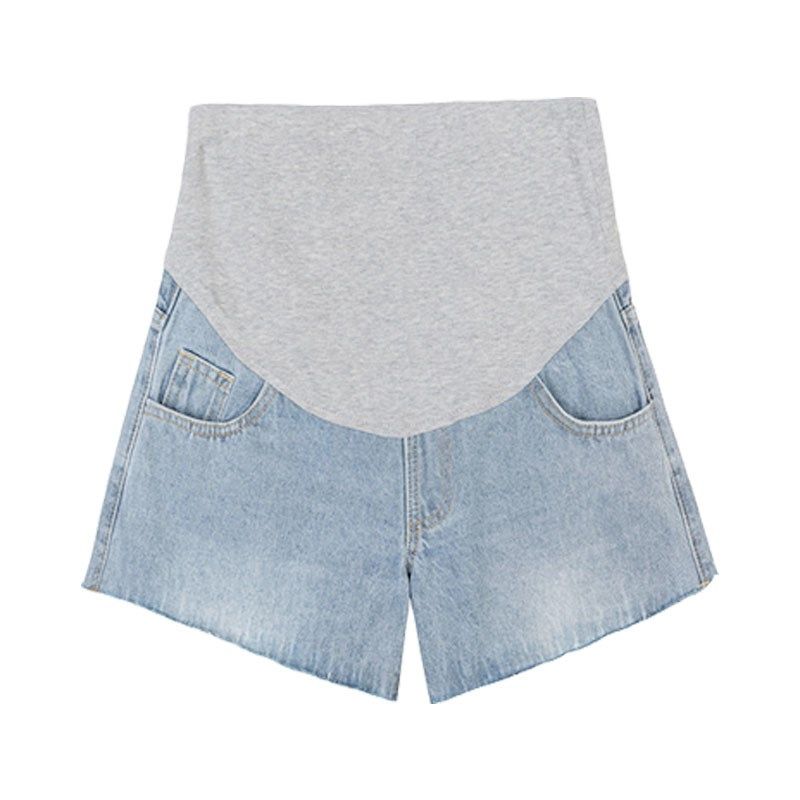 孕妇短裤女夏季薄款外穿蓝色阔腿裤子大码小个子打底牛仔短裤夏装,淘宝优惠券,粉丝福利购,淘宝优惠卷