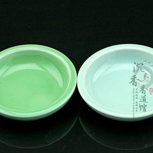 陶瓷炭盘隔火熏 碳架 燃碳盘 点香架 香碳碟 烧碳盘 6cm 套装香道 - 图1