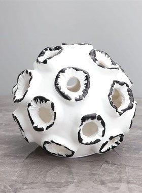 现代简约几何插花花器摆件样板间茶几客厅餐厅桌面花瓶家居装饰品