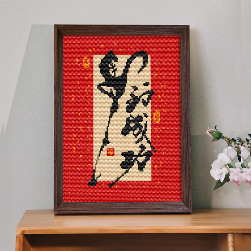 【马到成功】十字绣2025新款带框摆台刺绣diy手工礼物高级感摆件,淘宝优惠券,粉丝福利购,淘宝优惠卷