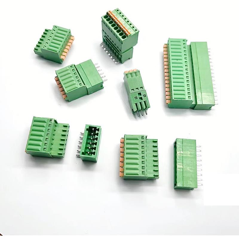 免螺丝2EDGKD-2.5插拔式接线端子15EDG弹簧式压线PCB连接器公母座 - 图3