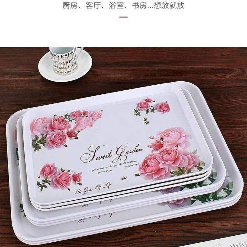 长方形加厚圆形密胺托盘茶盘水杯托盘水果盘酒店宾馆(破损补发),淘宝优惠券,粉丝福利购,淘宝优惠卷