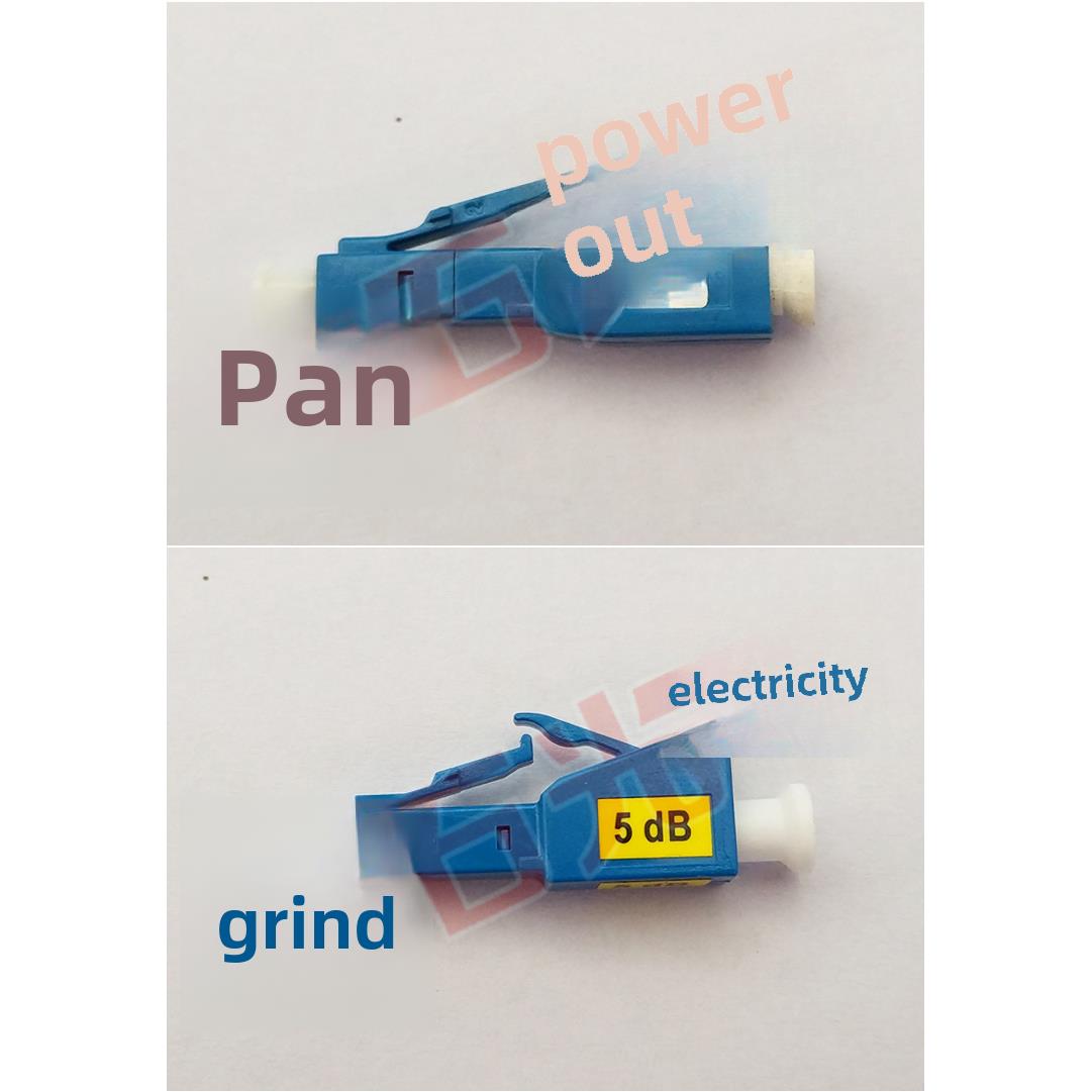 Lc阴阳型光纤衰减器2Db/3Db/5Db/7Db/10Db/15Db适配器 - 图0