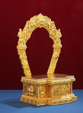 小佛像纯铜摆件释迦牟尼阿弥陀佛药师佛西藏式鎏金家用供奉台底座