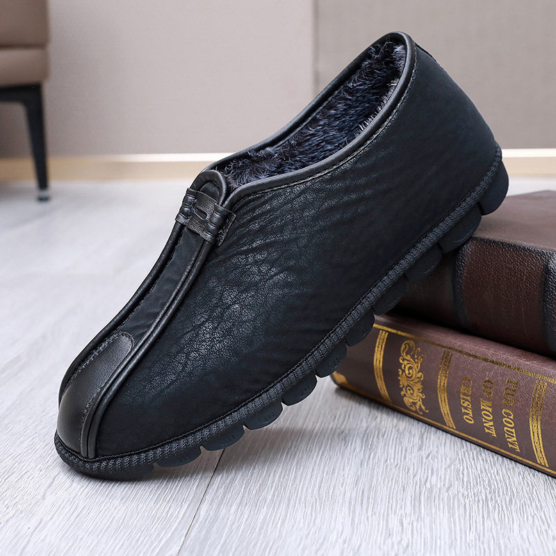 老北京布鞋男鞋冬季加绒保暖防滑防水中老年洒鞋休闲中老年爸爸鞋,淘宝优惠券,粉丝福利购,淘宝优惠卷