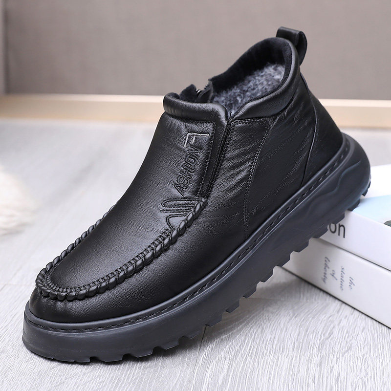冬季加绒保暖老北京布鞋男鞋防滑防水中老年运动休闲中老年爸爸鞋,淘宝优惠券,粉丝福利购,淘宝优惠卷