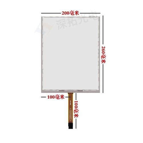 五线电阻屏10.1寸k10.4寸12.1寸15.6寸17.1寸19.1寸军工工业电阻 - 图0