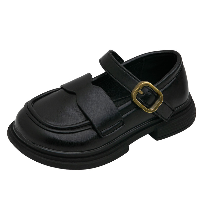 儿童皮鞋2023春秋新款男童鞋子女童公主鞋软底休闲黑色单鞋豆豆鞋,淘宝优惠券,粉丝福利购,淘宝优惠卷