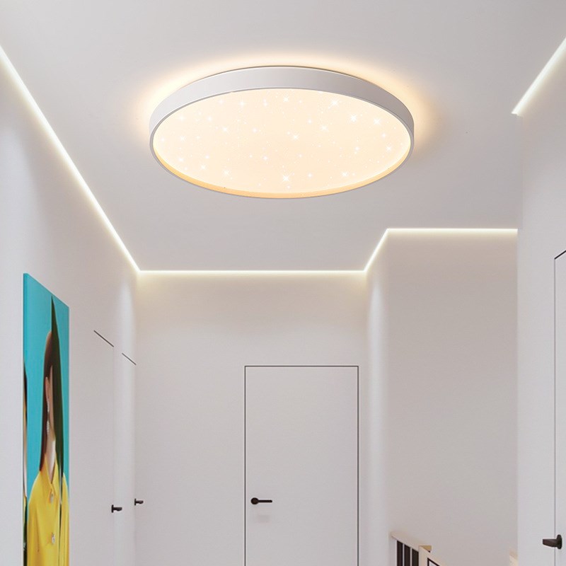 超薄月球吸顶灯卧室灯房间主卧儿童房灯护眼灯具现代简约创意男生 - 图0