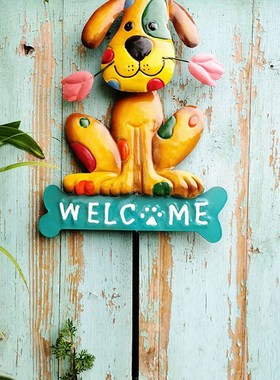 户外铁艺花插牌阳台布置网红民宿露天庭院造景一楼花园装饰摆件