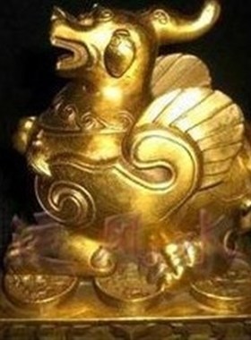 大号风水镇宅黄铜貔貅摆件招财貔貅镇宅风水器物中式单角坐式