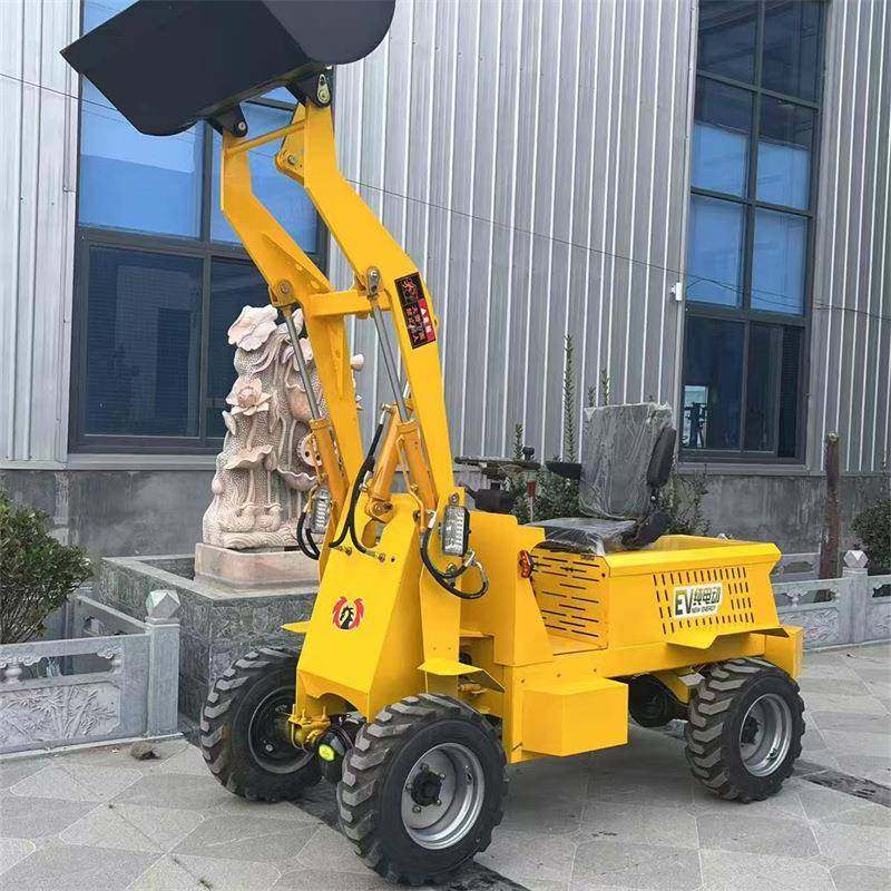 农用养殖场四驱装载机电动小型铲车搬运秸秆电动铲车,淘宝优惠券,粉丝福利购,淘宝优惠卷