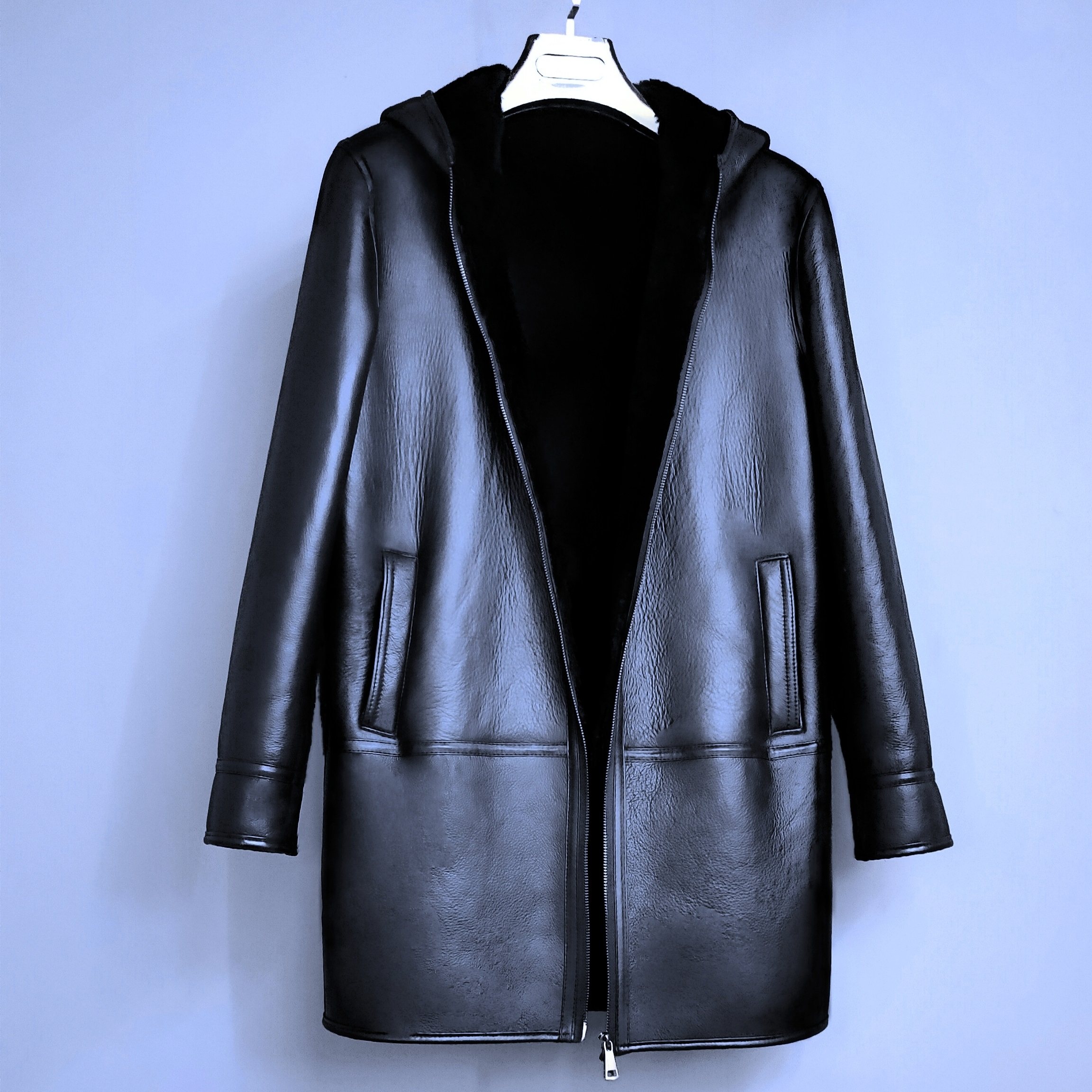 原生态皮毛一体男皮衣冬季皮草加厚真羊毛连帽中长款真皮羊皮外套,淘宝优惠券,粉丝福利购,淘宝优惠卷