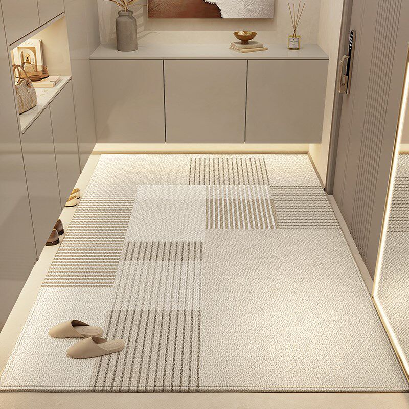 简约现代a入户门地垫原木风进门门口地毯免洗耐脏耐磨可裁剪脚垫,淘宝优惠券,粉丝福利购,淘宝优惠卷