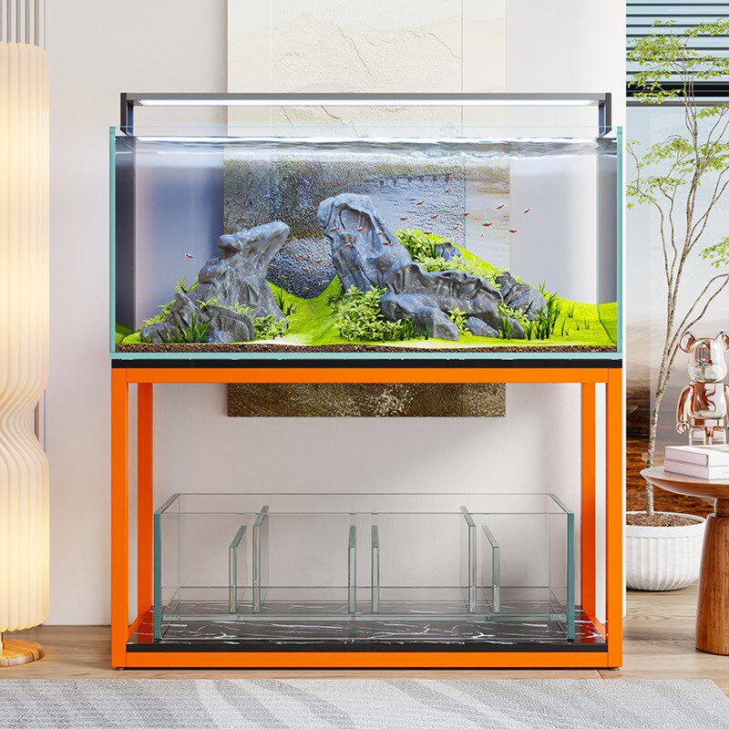 鱼缸架子底座客厅铁工业柜型不锈钢简G易鱼缸底中定制承重鱼缸架,淘宝优惠券,粉丝福利购,淘宝优惠卷