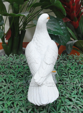 家居客厅花园草坪儿童房幼儿园装饰品小白鸽工艺礼品摆饰可爱动物