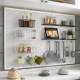 Round hole hole plate storage rack mobile phone accessories kitchen storage household wall hook hardware tool shelves