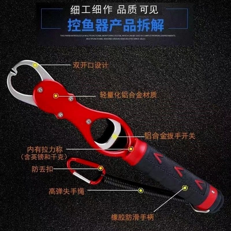 控鱼器带称控大物取鱼夹鱼钳解钩子抓鱼器路亚钳多功能太空铝专用,淘宝优惠券,粉丝福利购,淘宝优惠卷