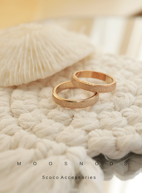 包18k玫瑰金磨砂闪金女基本款