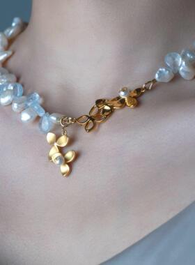 轻奢原创设计锁骨链女