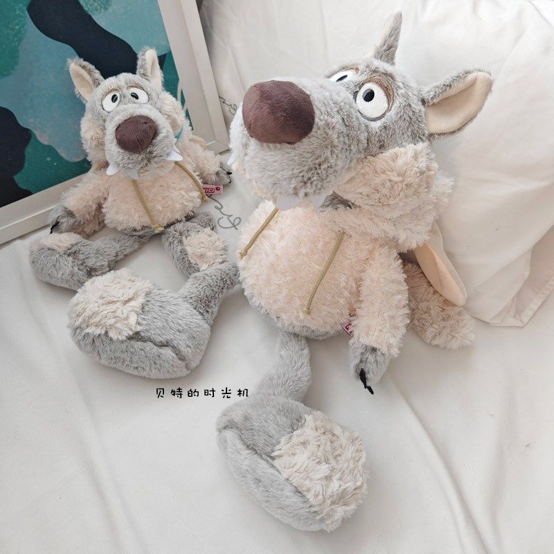 披着羊皮的狼公仔玩偶睡觉抱枕大灰狼毛绒玩具可爱布娃娃女生礼物,淘宝优惠券,粉丝福利购,淘宝优惠卷